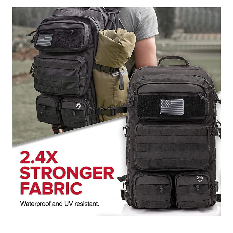 Custom Large Capacity Tactical Backpack Waterproof Assault Pack Rucksack High Quality Tactical Camping Backpack