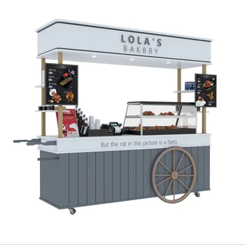 Kiosk Coffee Stands for Malls Retail Food Kiosk Shopping Mall Manufacturer Milk Tea Kiosk