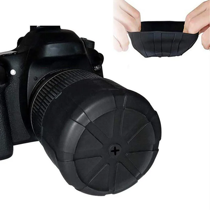 Водонепроницаемый Противопылевой протектор цифровой камеры силиконовый чехол для хранения объектива SLR