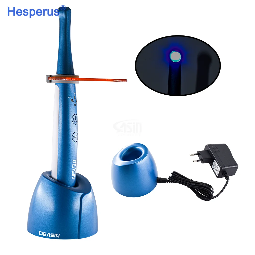 Multifunctional Curing Head Dental Wireless LED 1 Second Light Cure With 7 Tips Dentist Tools Equipment Resin Light Curing