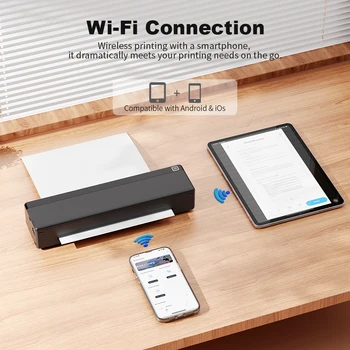 NEWYES LD0806 ポータブルインクジェットプリンター NEWYES LD0806ポータブル高解像度WIFI接続小型マルチカラーインク