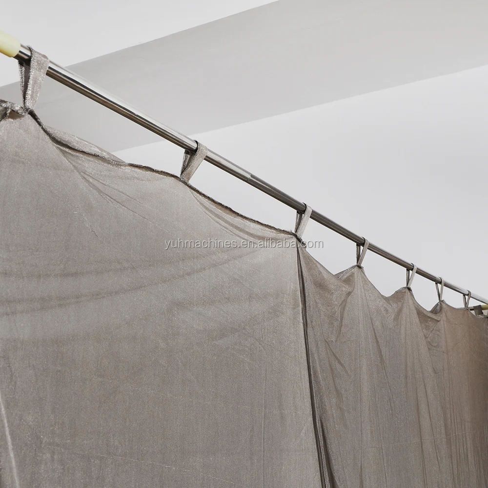 100% Silver Coated BLOCK EMF Faraday Cage RF/EMF Shielding Canopy Cover Tent Queen Size Mosquito Net for Outdoor Protection