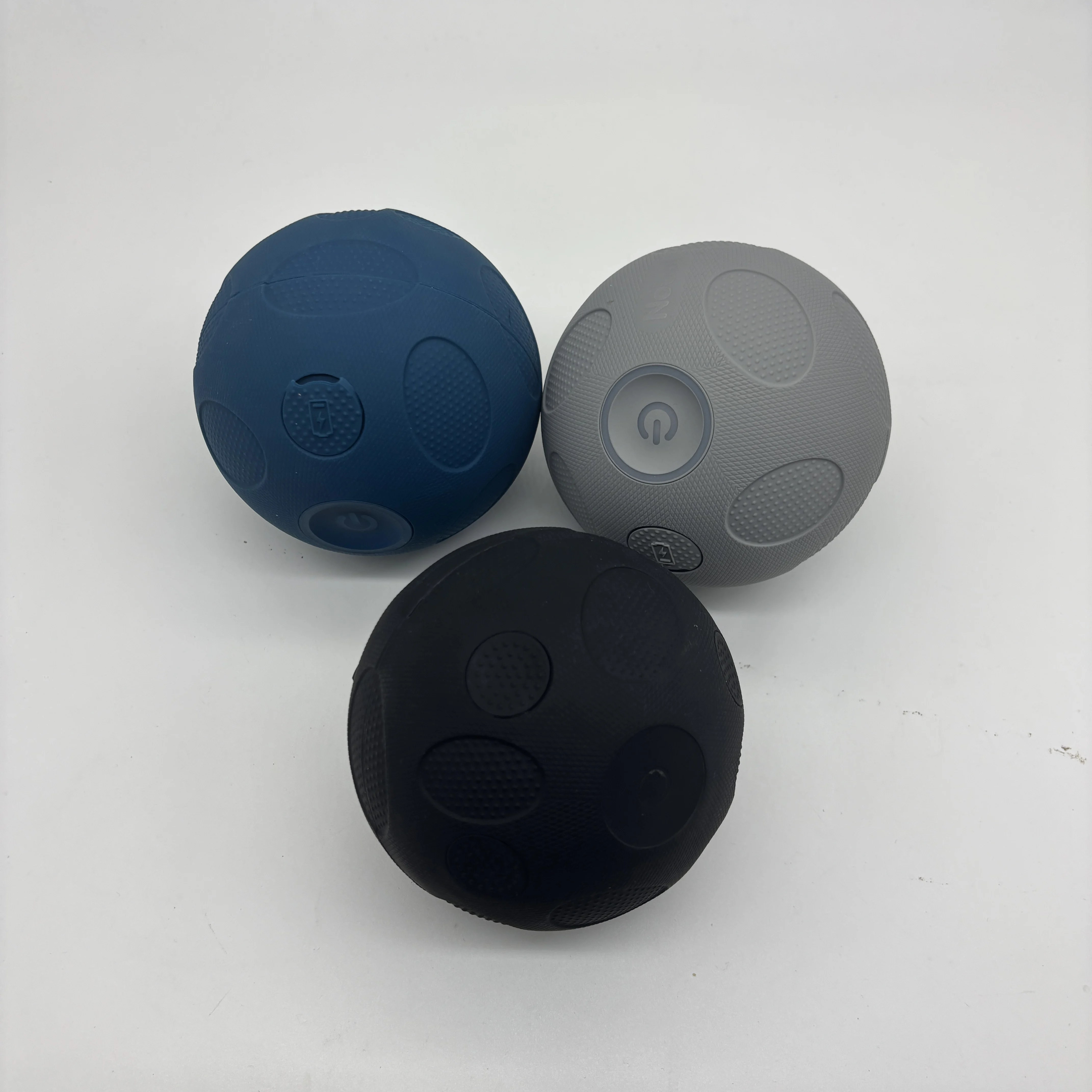 Mini Electric Deep Tissue Body Massage Ball Home Heating Vibrating Therapy  with Heating Feature Message Display
