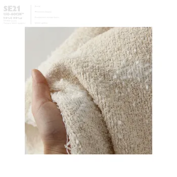 High Quality Cotton Towel Texture Thick Warm Roving Jacquard Plush Fabric For Bag Coat Cloak Blanket Sofa Cover Cushion Jacket