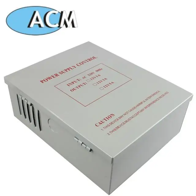Access Control Power Supply for Battery Backup Single Output AC to DC 12V 24V
