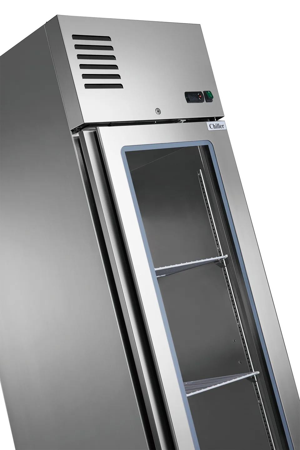 1000 Litre Glass Door Upright Refrigerator High Ambient Temperature