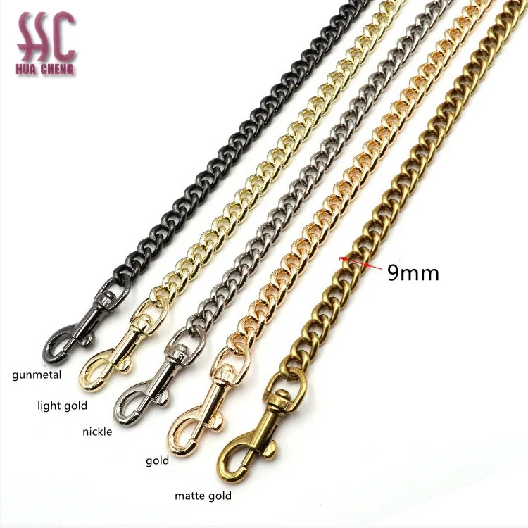 Cadena De Metal Con Perlas Para Bolso De Cuero De Mujer,Cadena De Metal Con  Perlas,Color Dorado Mate - Buy Cadena De Metal Con Perlas Para  Bolsas,Antigua Cadena De Color Oro,De Moda Cadena