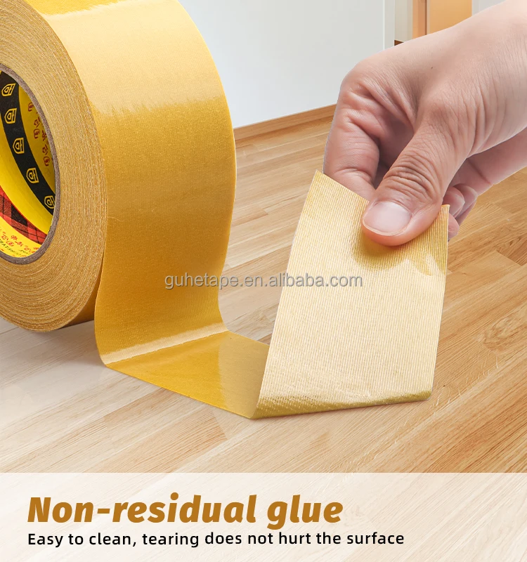 Ruban Adhésif Double Face Ultra Fort - Idéal Pour Tapis & Fixations Sans Traces