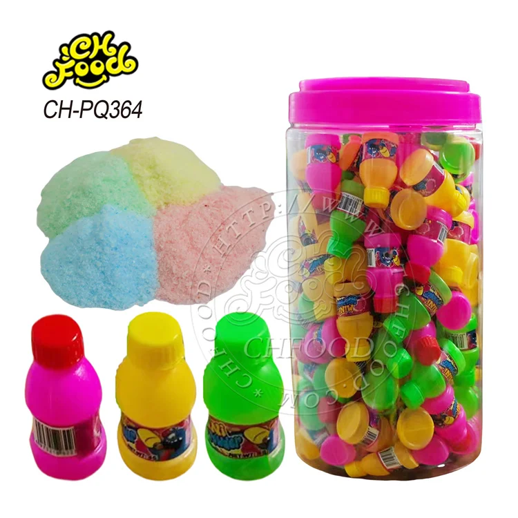 Hot Sale Cheap Mini Bottle Fruit Flavor Powder Candy for Kids Wholesale and Oem Halal Candy Toy