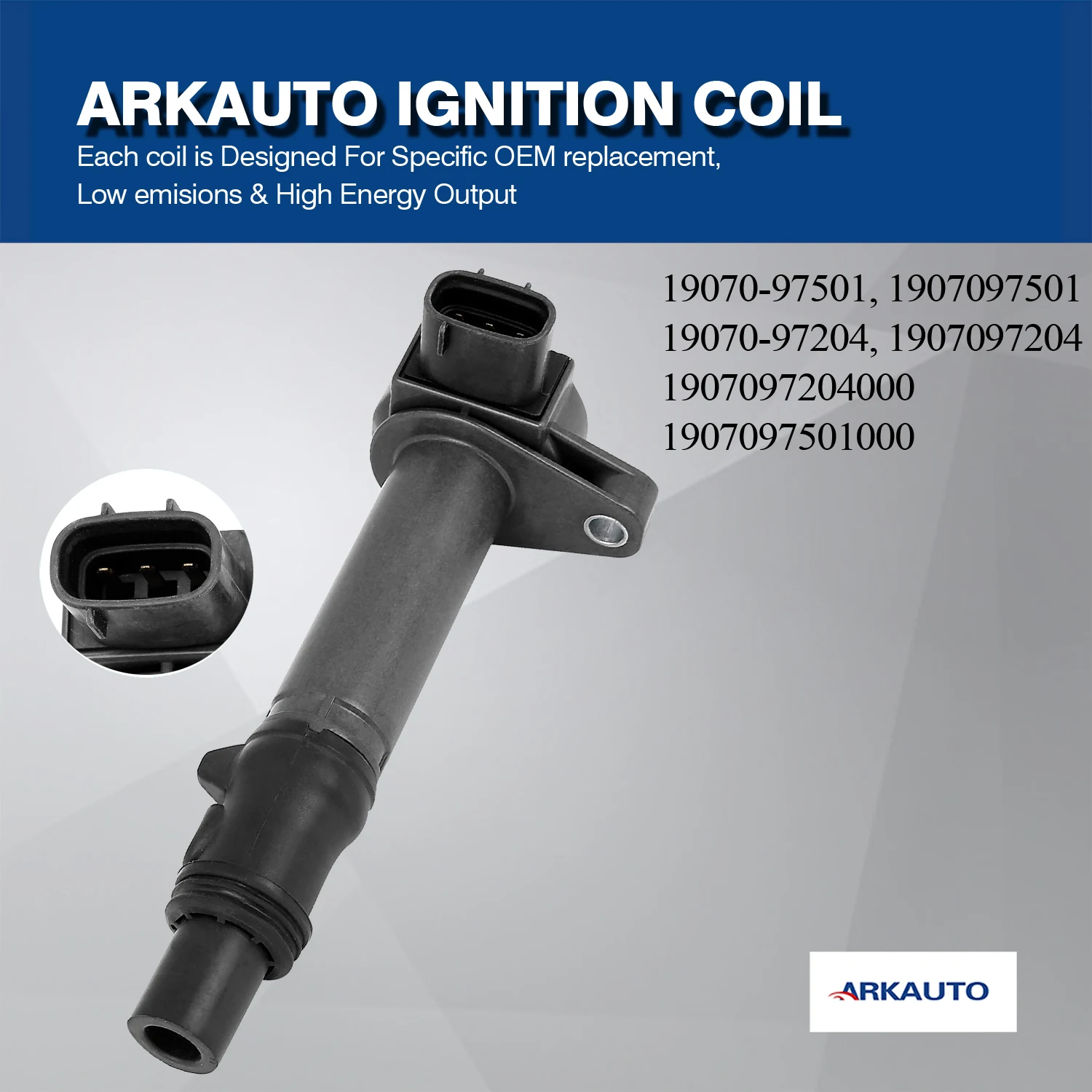 IGNITION COIL 19070-97204 for DAIHATSU Hijet & TOYOTA Progres