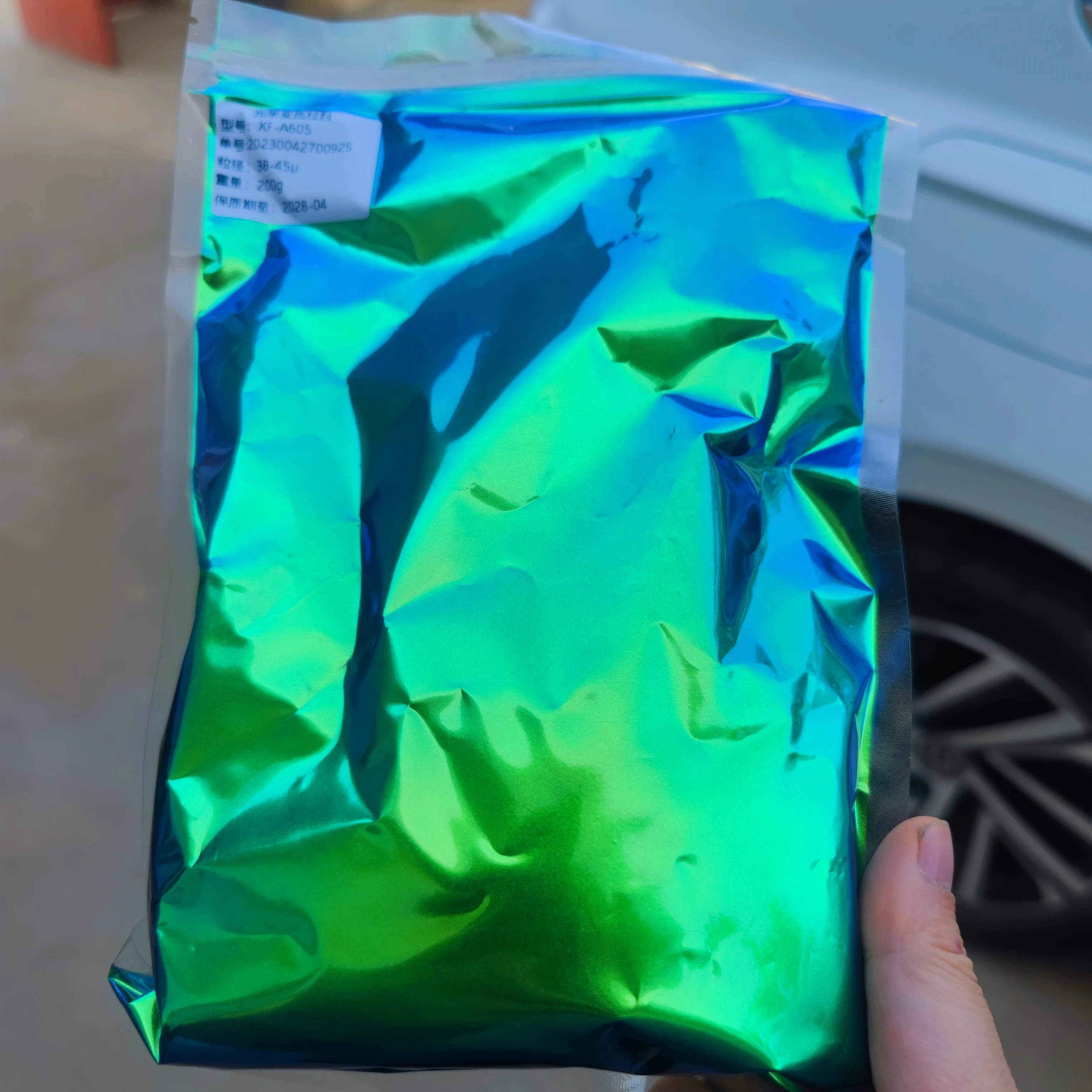 Intense Chrome Red Yellow Green Super Shifting Chameleon Pigment/colorshift Pigment for Car Paint/Watercolor/Slime/Epoxy Resin