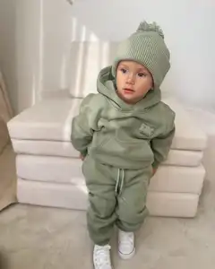 Wholesale Children's Clothing Tracksuits Winter Hoodies Children Sweatshirt Kids SweatSuits Boys Girls Sweatsuit Sets