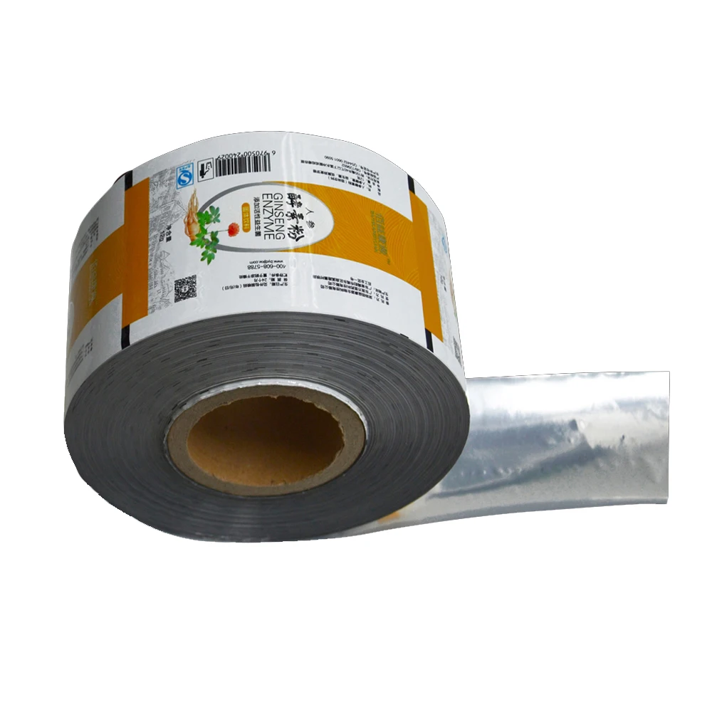 Printer Food Automatic Aluminum Foil Laminated Wrapping Folm Roll  Bopp Pet Films Flexible Plastic Packaging Pack Material