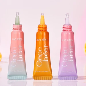 Wholesale Lip Care Tint 3 Flavors Moisturizing Nourishing Anti Cracking Exfoliation Natural Fruit Color Changing Mirror Lip Balm