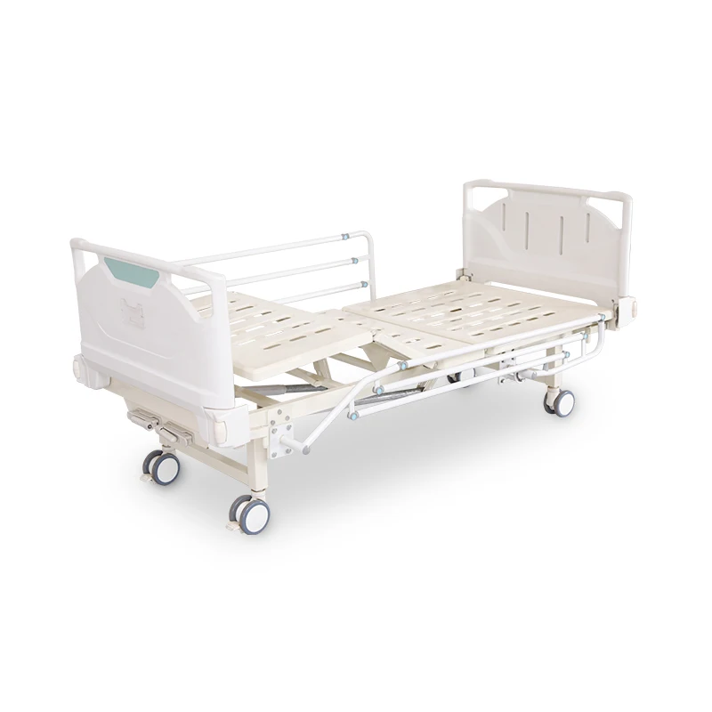 Direct Factory Manual Two-Function ICU Hospital Bed with Japanese Style Guardrail Premium Quality Product