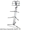 silver-Music Stand+Mic Stand