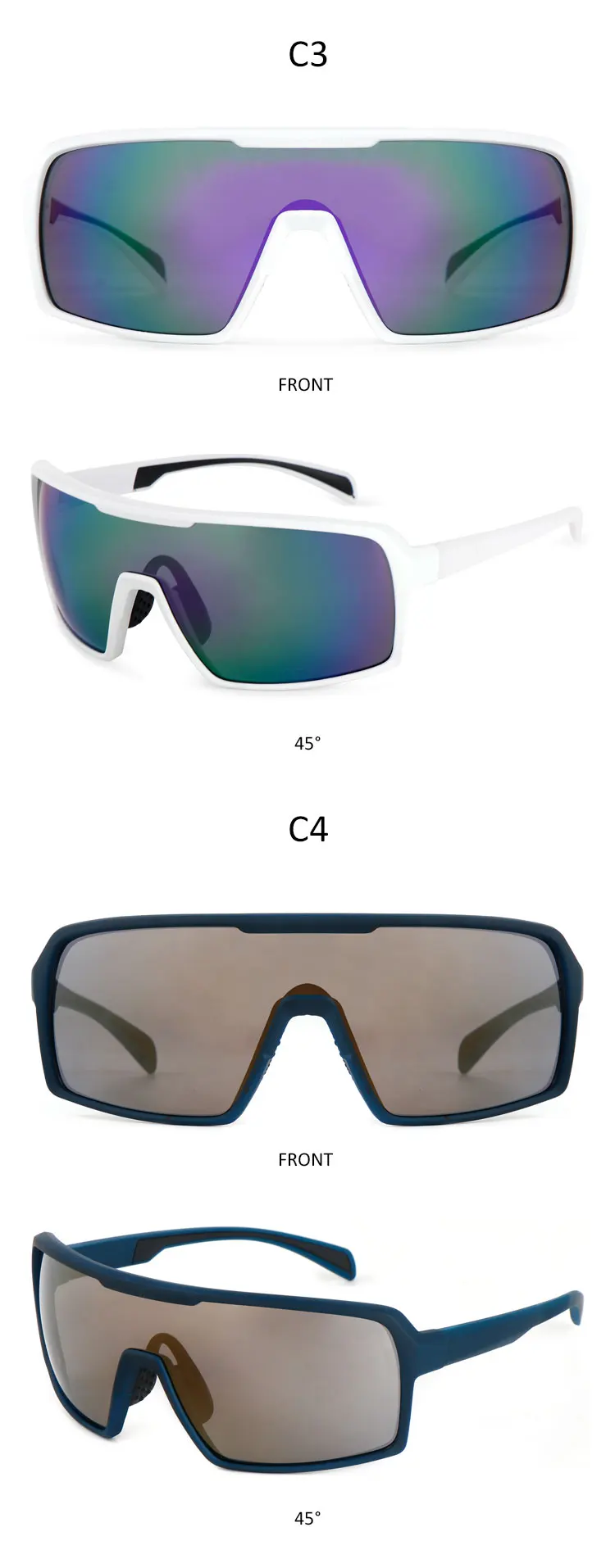 2022 Tr90 Sport Sunglasses Custom Logo Running Sunglasses Baseball