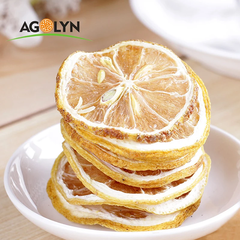 Factory Directly Supply Individually Wrapped Dry Lemon Sour Taste FD Drying Process Water Preservation Bulk Packaging
