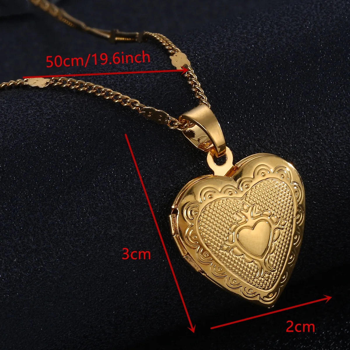 Pure Gold Color Blue/Pink Heart Pendant Necklace For Women /Girls,Wholesale  Price 24k Gold Plated Fashion Jewelry