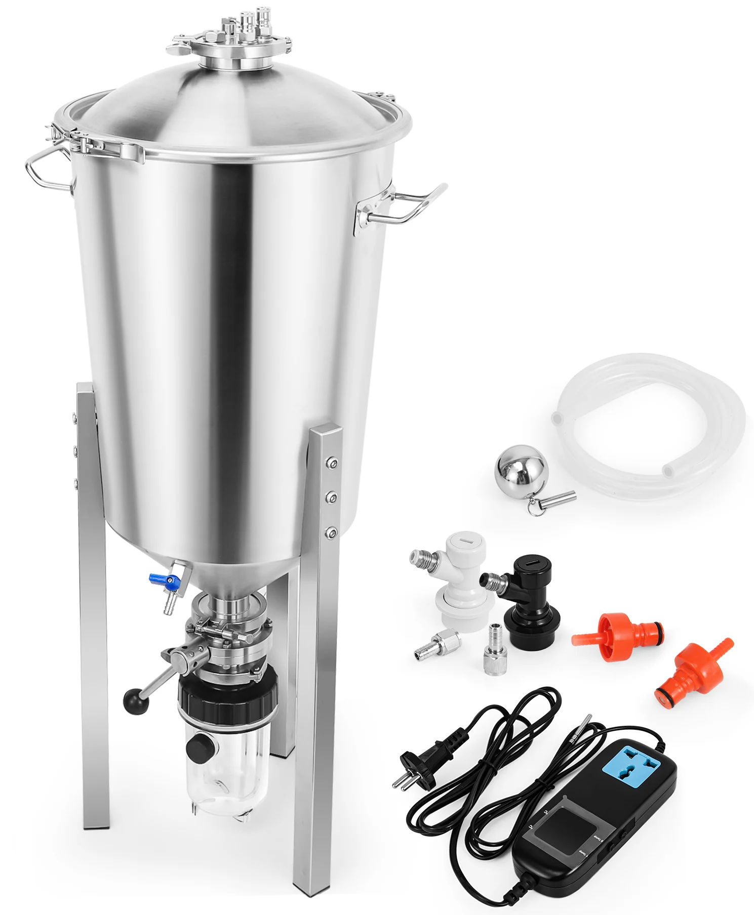 40l 60l Pressurized Fermenter Stainless Steel 304 Concial Fermentation