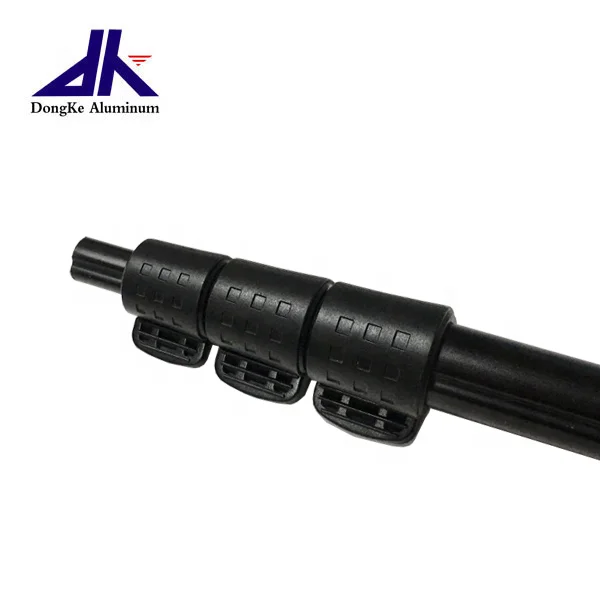 Customized 6063 Flip Clamp Locking Aluminum Telescopic Tube