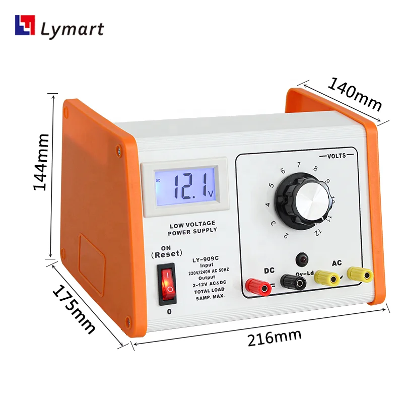 Factory Outlet Adjustable AC DC Regulated Lab 12v 5a Power Supply