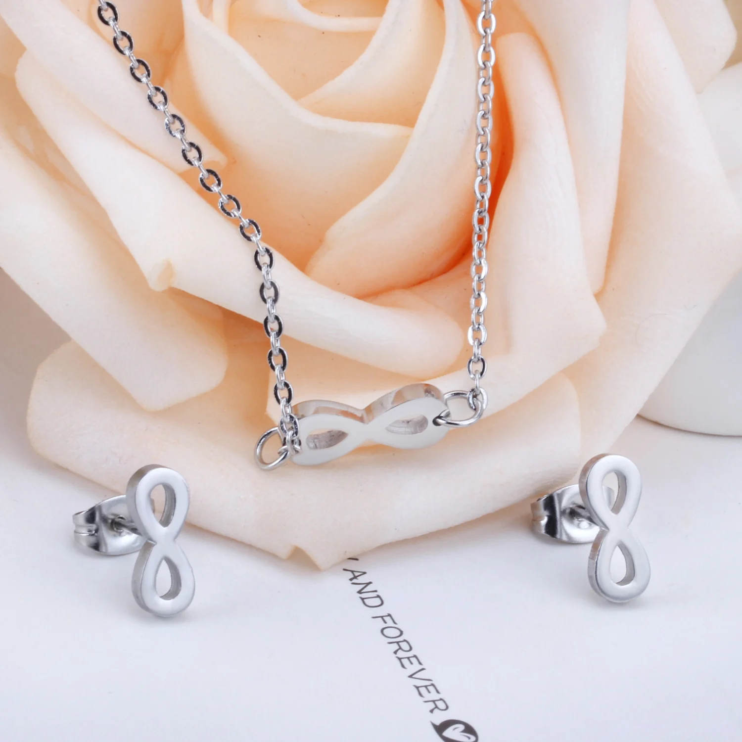Stainless Steel Schmuck Elegant Jewelry Sets for Women