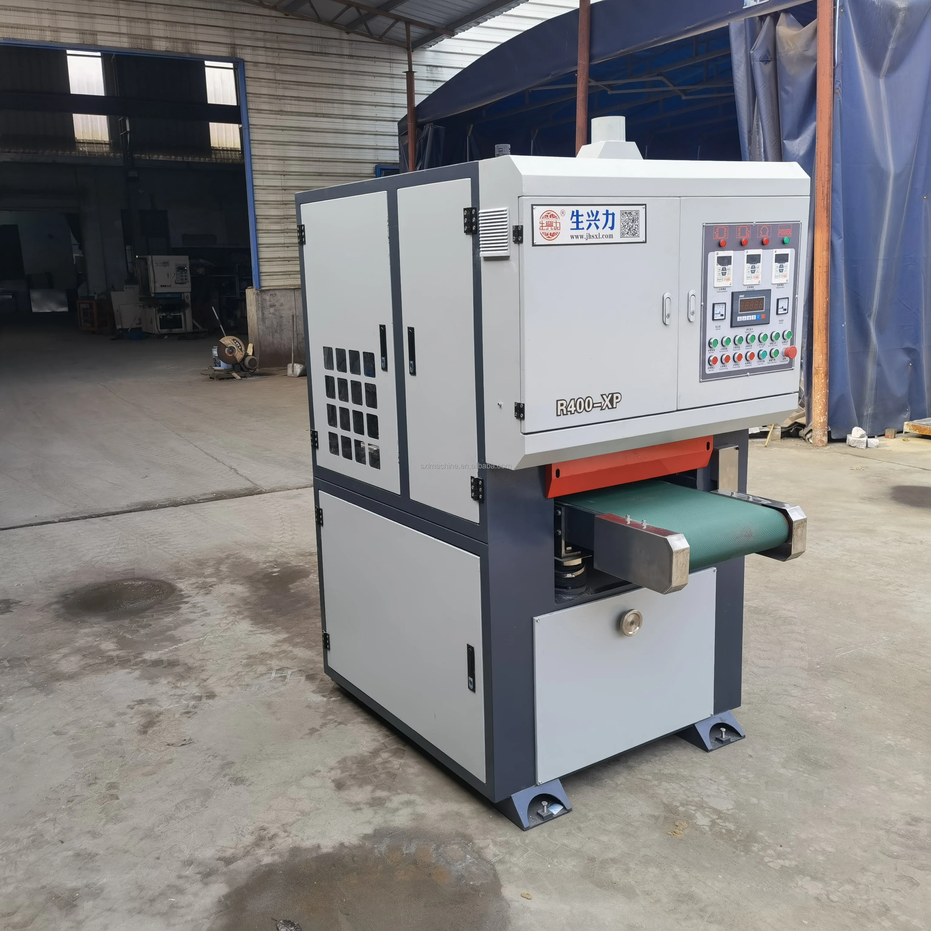 Metal Flat Bar Polishing Machine And Buffing Machine Rectangular Tube