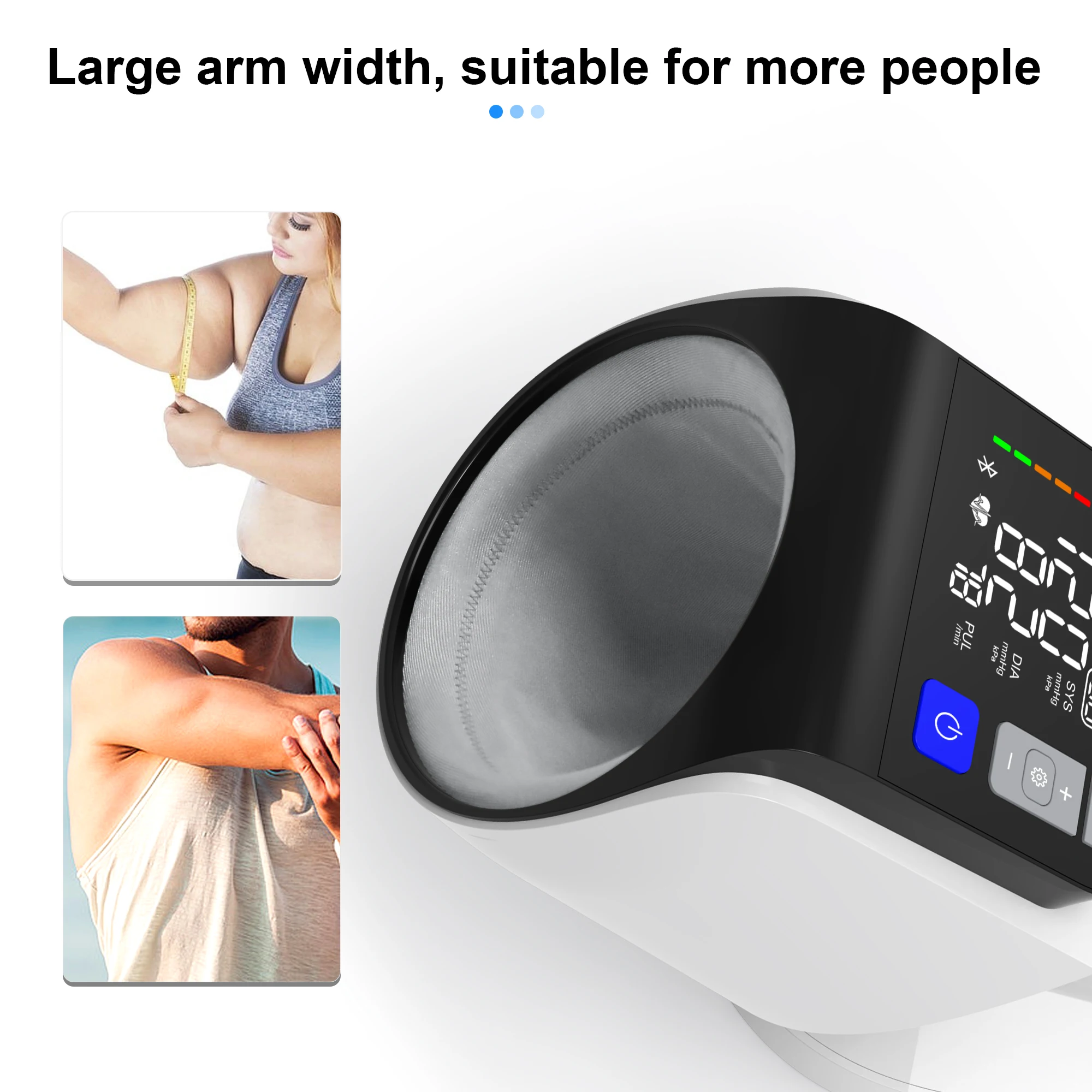 Factory Price LED Automatic Smart Sphygmomanometer Digital Arm BP Monitor Arm Barrel Type Electronic Blood Pressure Bp Machine