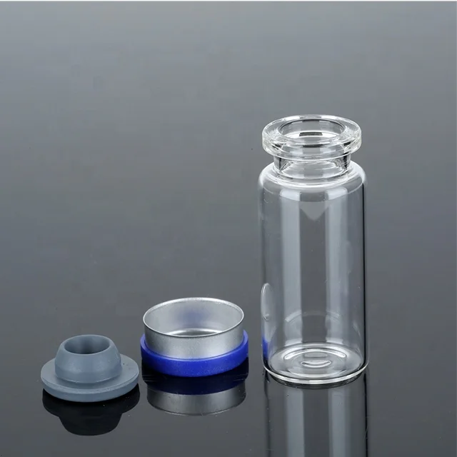 custom white double barrel vial box packaging premium label for lab samples-2