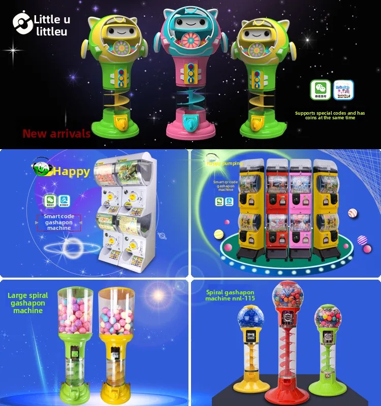 Factory Direct Three-Layer Coin-Operated Gashapon Machine for Children's Entertainment-Taiwan/Japan Style Wholesale Available