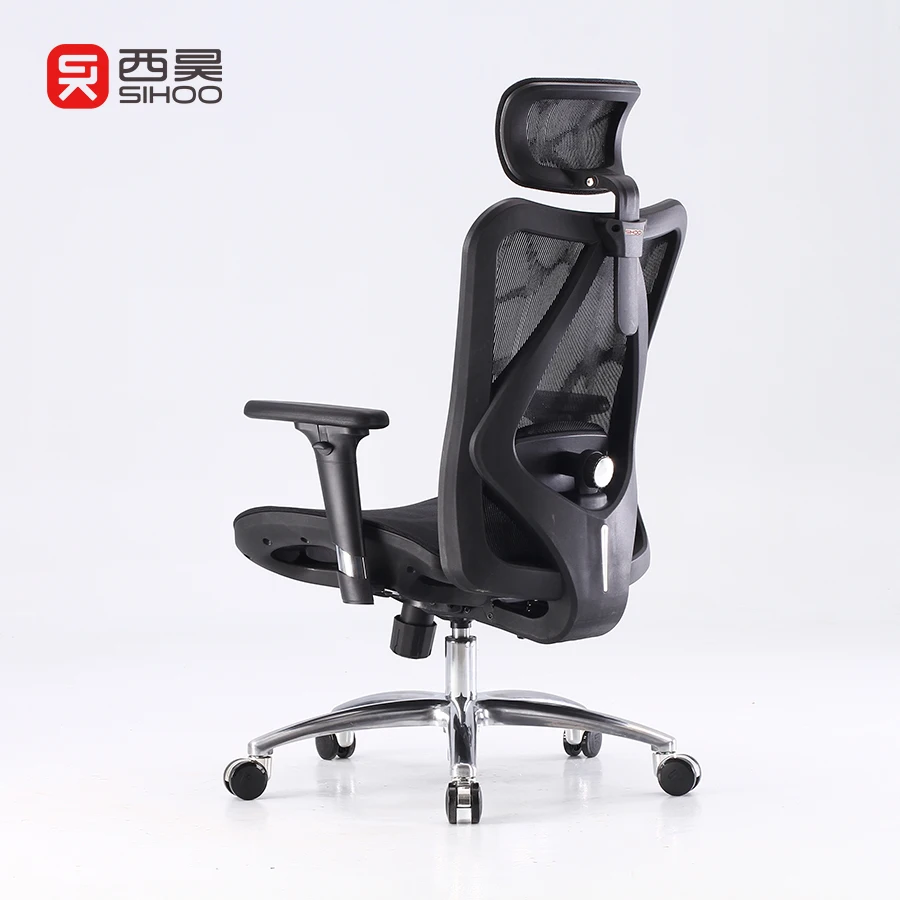 Sihoo M57 全メッシュオフィスチェア 3Dアームレスト付き ブラック・グレー