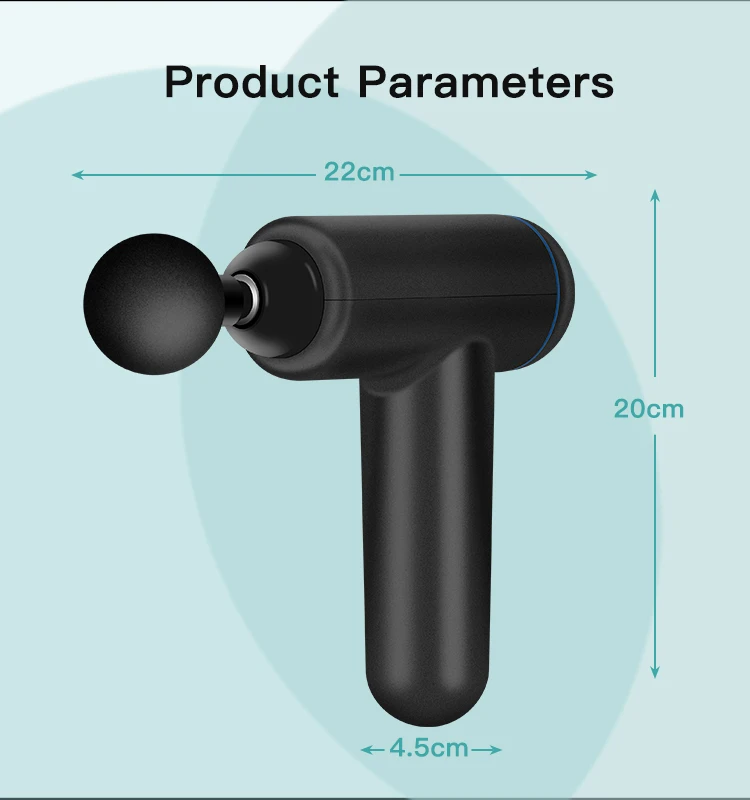 2023 New Deep Body Muscle Tissue Massager KC Certified Custom Mark Massage Product 16mm Amplitude Massage Gun