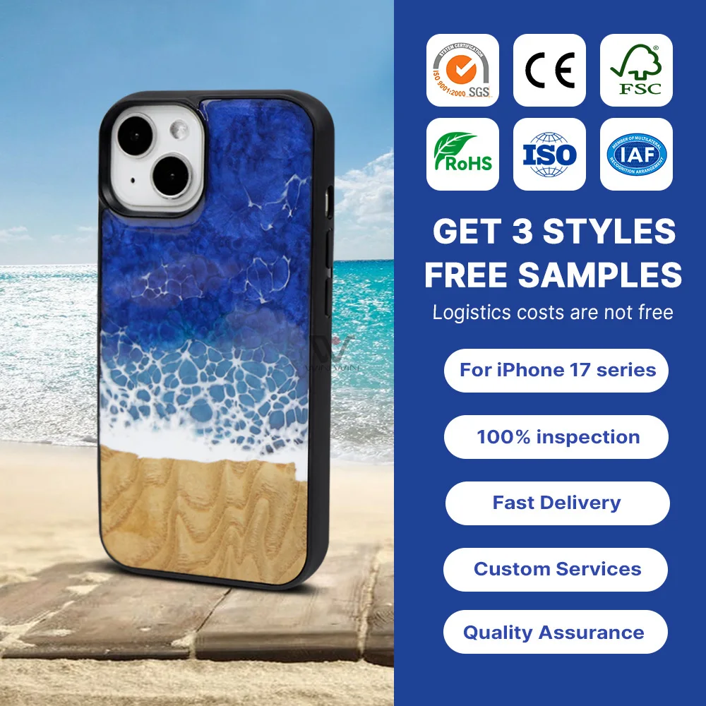 Luxury Wood Iphone Case - Custom Logo & Soft Resin Cover Luxury Wood Iphone Case - Custom Logo & Soft Resin Cover