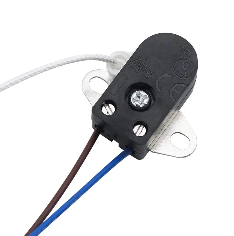 3 Interruttori A Corda Pull Chain 2A 250V Per Lampade - Con Cacciavite - Ideale Per Bagno, Soffitto, Parete - 2