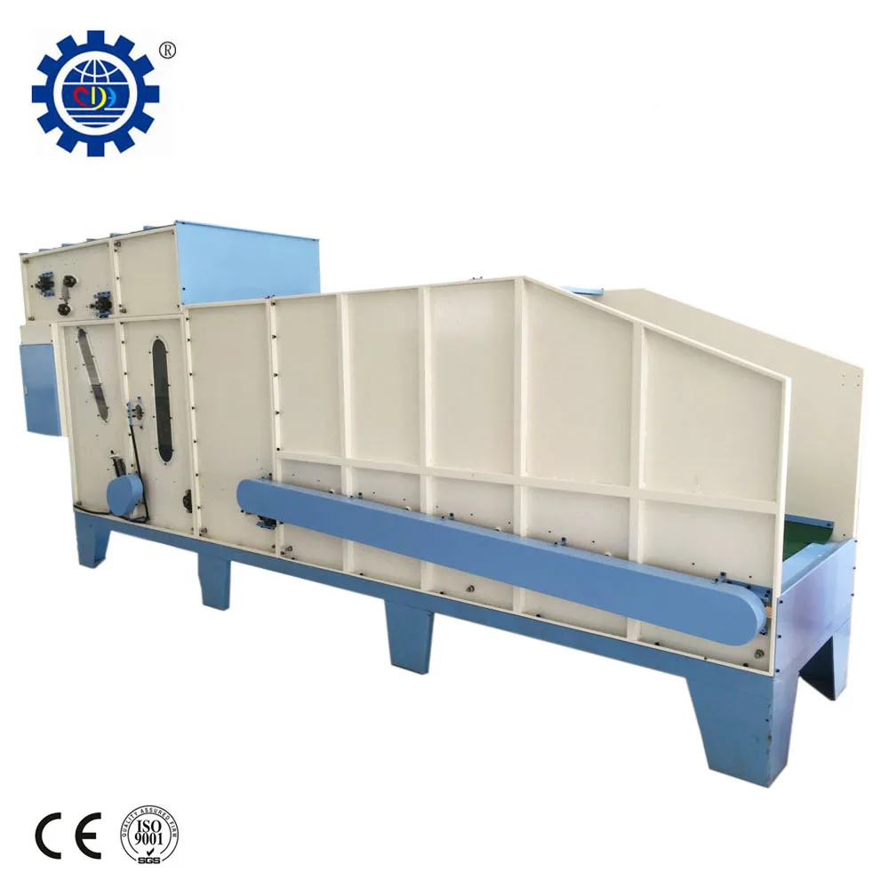 Core Components Motor and Pump-Fiber Bale Opening Machine with Cotton Feeding Hopper