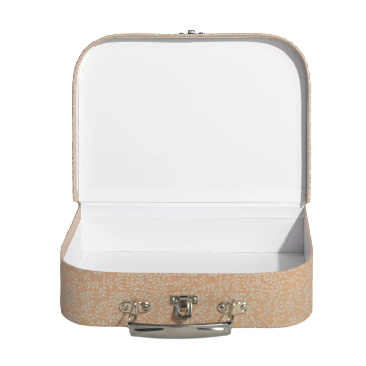 Biodegradable Manufacture Wholesale Scatola Regalo Craft Paper Packaging  Cardboard Suitcase Box for Children
