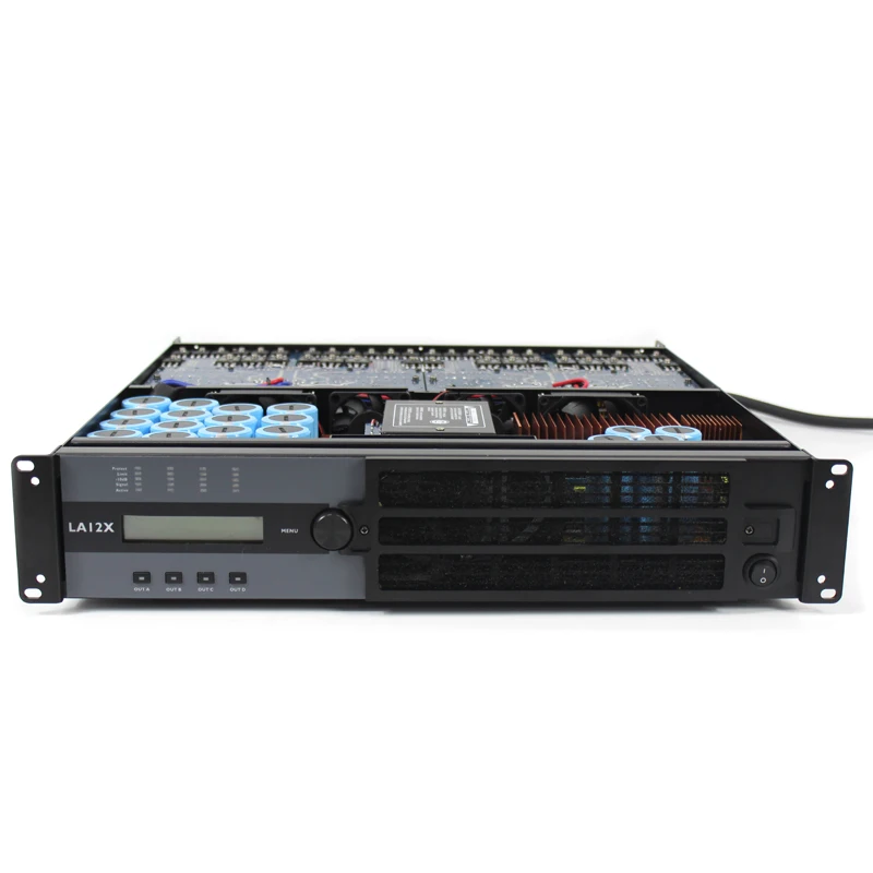 LA2X Amplifier Audio Professional 2000 Watts Sound 4 Channel Subwoofer Power Amplifier with Dsp