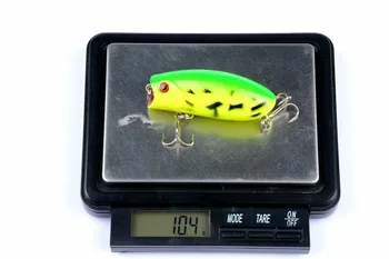 High Quality 60mm 10.4g Mini Bass Popper Lure Cute Fat Vivid Swimbait Bait for Ocean Beach Bottom Rock Fishing 5 Lure Fishing – Soft Lure – view 4