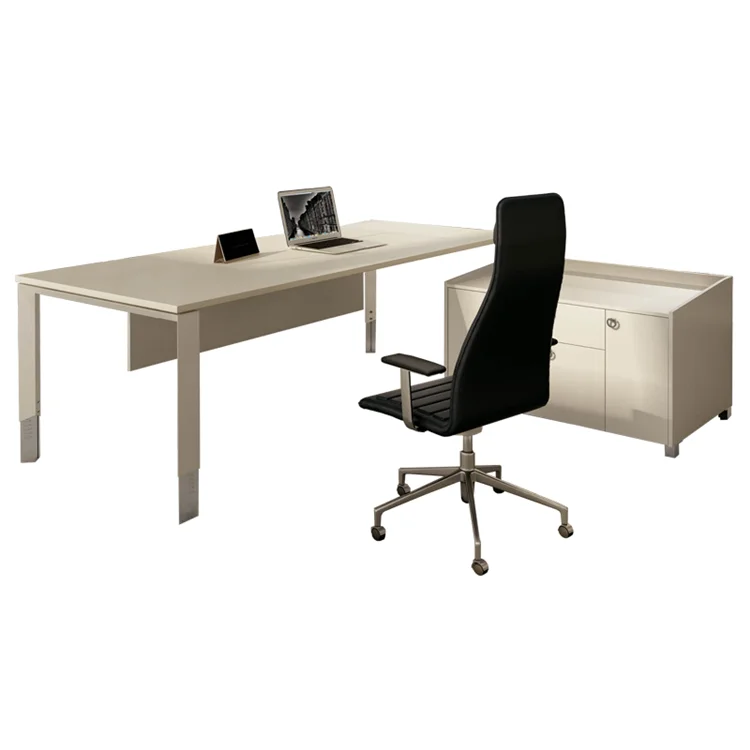 Elektrisches Hub-Büroschreibtisch-Schrankbett mit modernem Chefschreibtisch-Bürotisch-Design