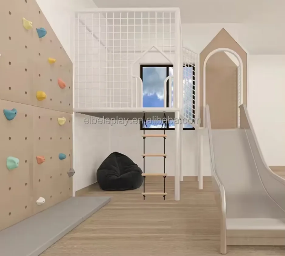 Eibele Kids Indoor Sensory Spielzimmer Gym Cube Monkey Bar Felswand Kinder  Kletterwand Kinder Kletterwand