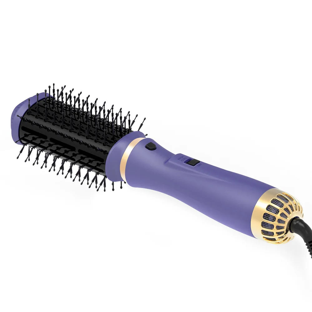 Hot comb Electric Ceramic hair dryer brush and Auto Black Hair Straightener Comb