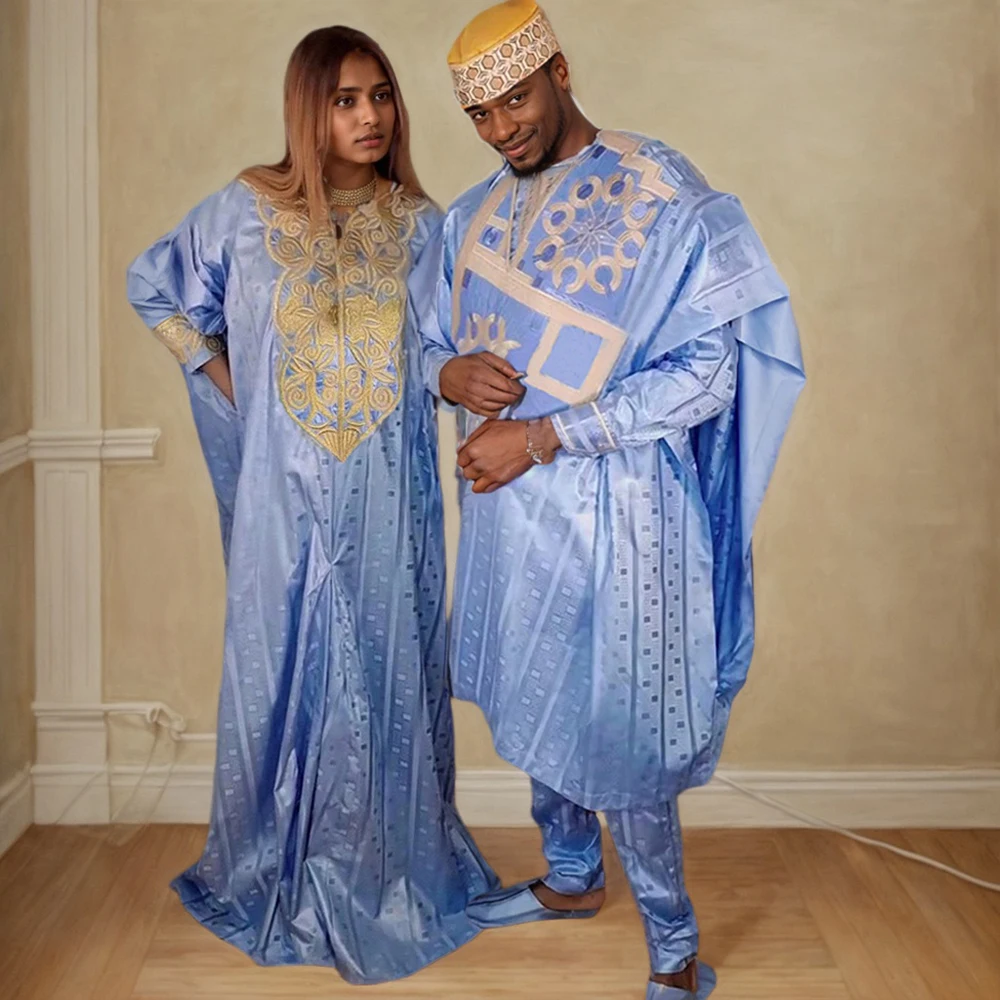 H&D PH10322 New Fashion Plus Size Agbada Men 3 PCS Sets African