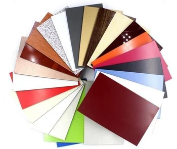 pe and pvdf color coat ACM factory price list China