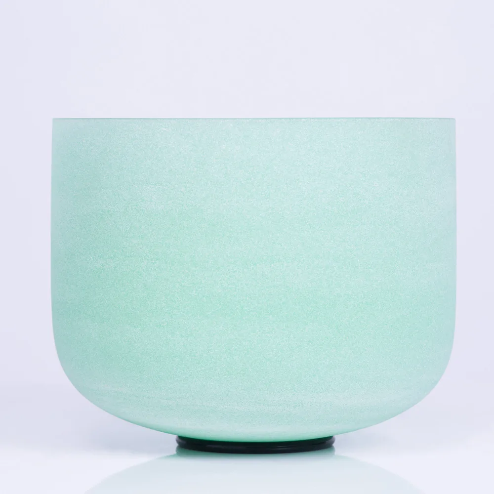 ГГц 440 Гц и 432 Гц кварцевые кристаллические зеленые поющие чаши для звукоисцеляющей терапии оптом