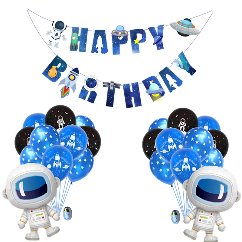 Ballons Fusee D Astronaute De L Espace Chaud Amazon Ensemble De Decoration En Latex Banderole Et Ballons Pour Fete D Anniversaire Pour Garcon Nouvelle Collection Buy Decoration De Fete A Theme D Anniversaire Pour Enfants Banniere De Ballon Et