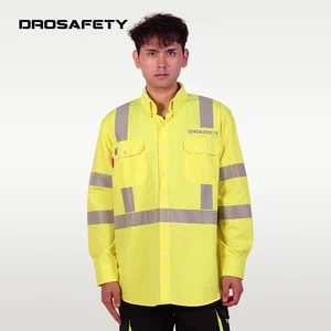HRC 2 Work Clothes Fire Resistant Arc Resistant Electrician NFPA 70E Safety Wearing Frc Shirt