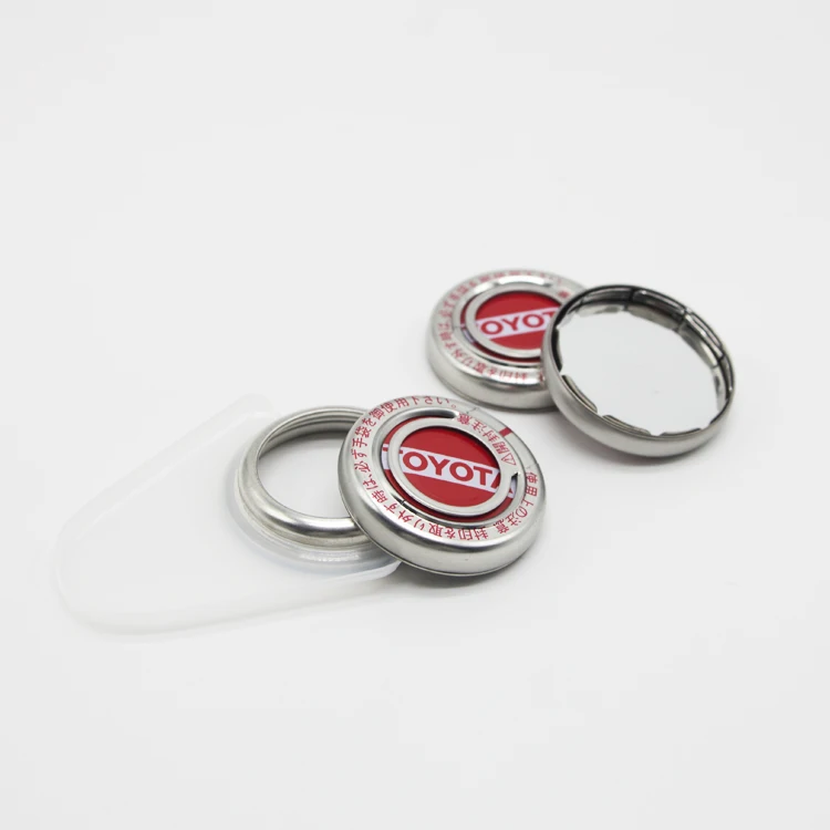 42mm Metal Cap Seal B40 Metal Cap Japan Engine Oil Tin Cans Metal Squeeze Caps Finger Press Lids for Engine Oil Can