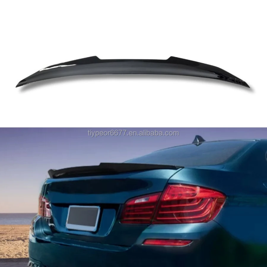 product psm style trunk spoiler for 17 23 bmw 5 series g30 g38 rear roof wing spoiler car rear wing for bmw g30 rear wing tiypeor-3