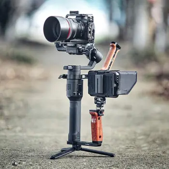 Smallrig Universal Wooden Left Side Handle for Dji Ronin S / Ronin Sc Gimbal Stabilizer W/Cold Shoe -2222 detail image